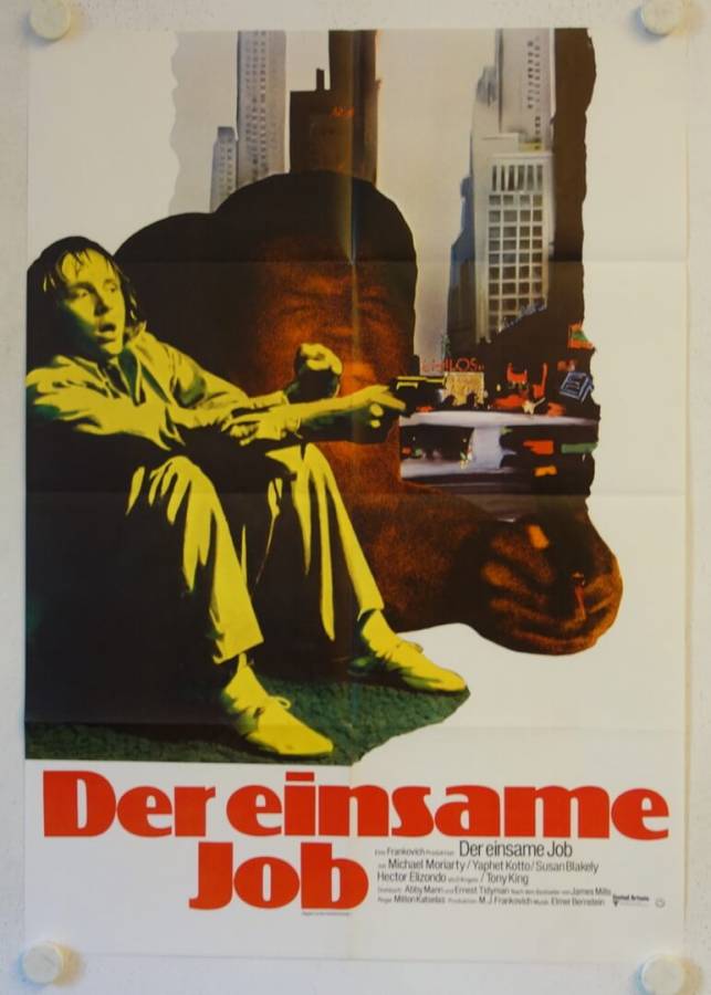 Der einsame Job originales deutsches Filmplakat